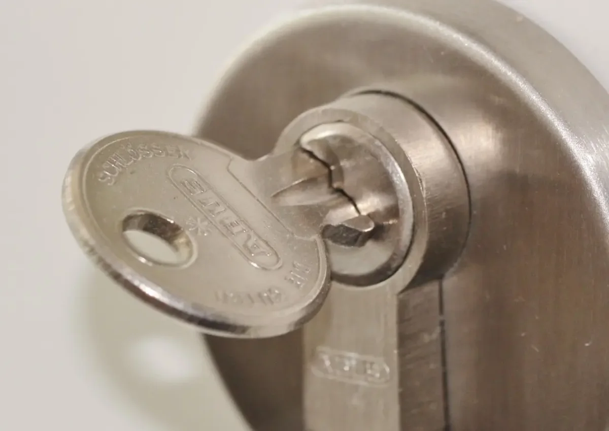 Key inserted in a door lock cylinder – request broken key removal Bournemouth from Locksmith Bournemouth