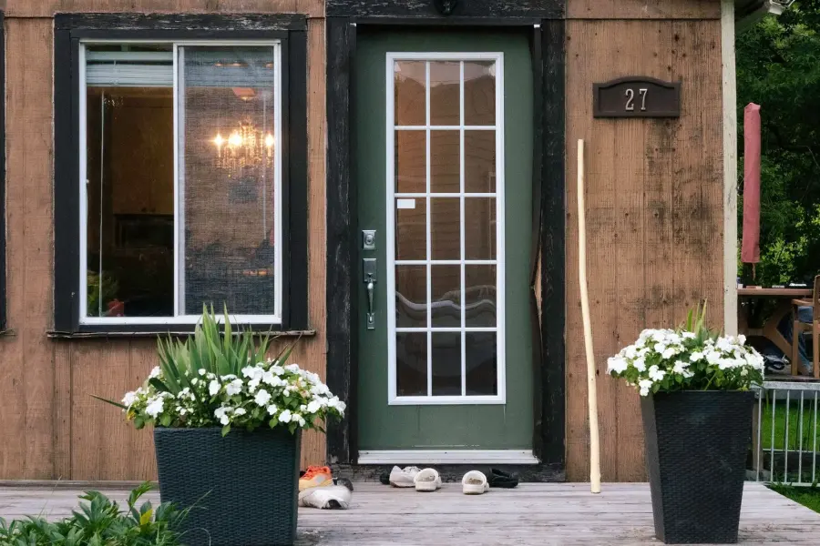 Front door and window of a rented house – residential locksmith Bournemouth help for tenants from Locksmith Bournemouth